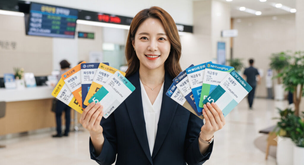 파킹통장과 적금통장 비교



